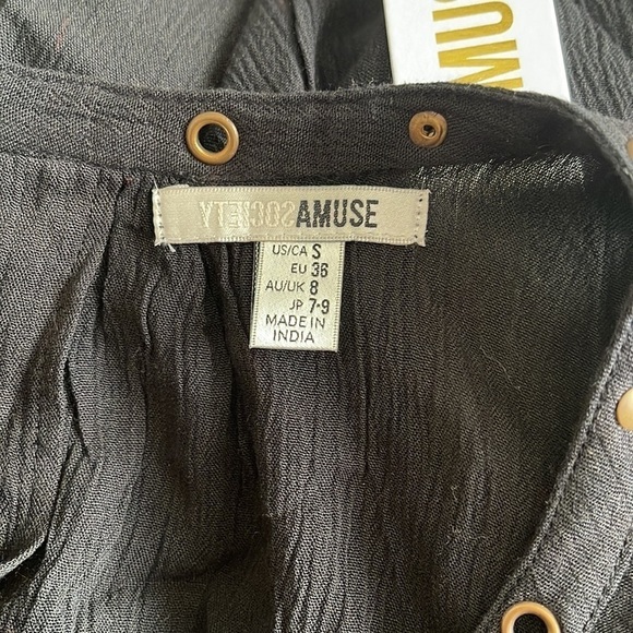 Amuse society monaco woven black size small - Picture 5 of 5